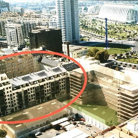 公寓 瓦伦西亚太阳公寓@城市艺术与科学+停车场 瓦伦西亚